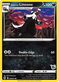 Galarian Linoone - Eevee Deck