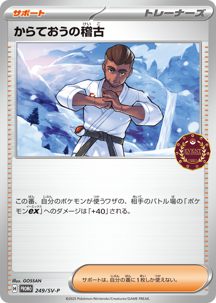 からておうの稽古