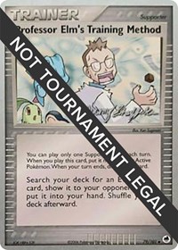 Professor Elm's Training Method