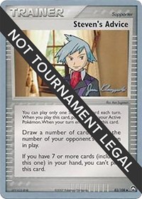 Steven's Advice