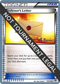Professor's Letter