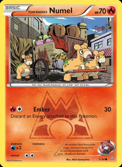 Team Magma's Numel