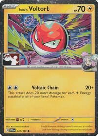 Iono's Voltorb (Cosmos Holo)