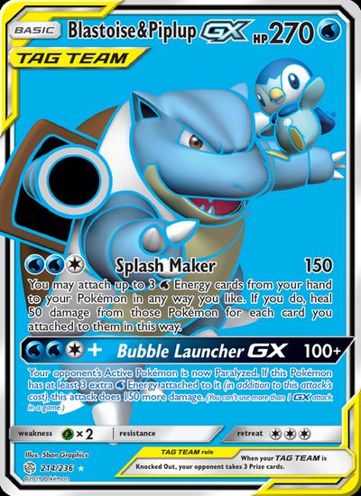 Blastoise & Piplup GX