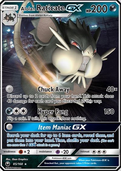 Alolan Raticate GX