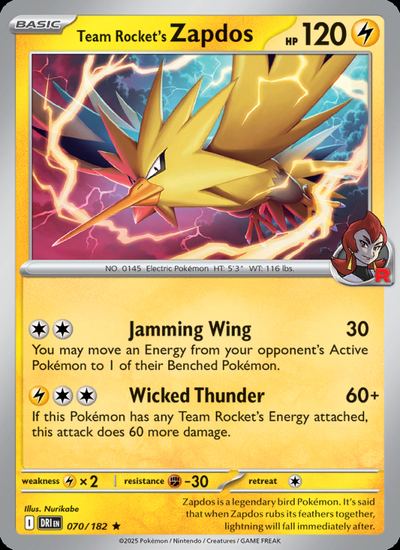 Team Rocket's Zapdos