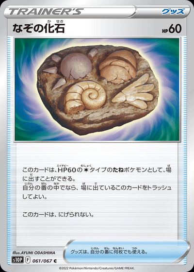 Unidentified Fossil