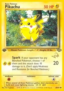 Pikachu [W Stamped]